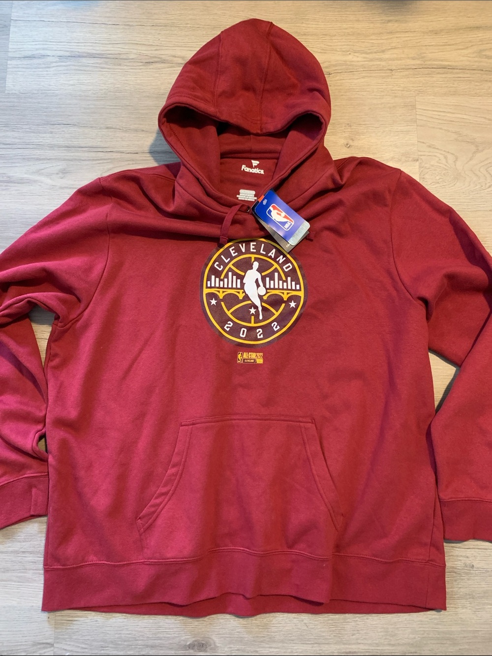 Fanatics Maroon Cleveland 2022 Pullover Hoodie New